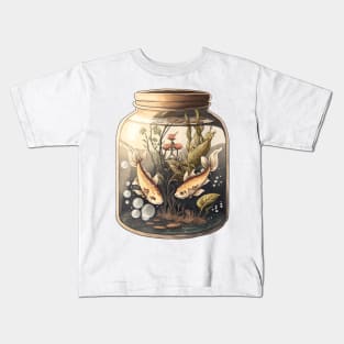 Two Koi Fish in a Terrarium Kids T-Shirt